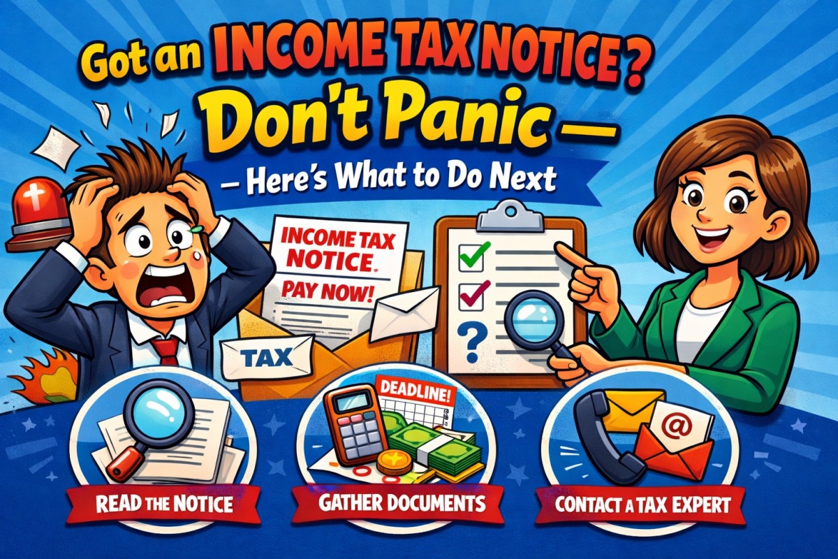 Got An Income Tax Notice? Don't Panic — Here's What To Do Next